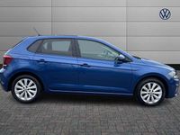 Used VW Polo Match 95 HP (69 kW) 2020 Blue Hatchback