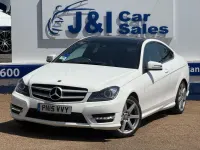 Used Mercedes C180 Sport Edition 156 HP (114 kW) 2015 White Coupe