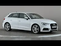 Used Audi A3 S-Line 2019 White Sedan