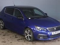 Used Peugeot 308 GT-line 130 HP (95 kW) 2019 Blue Hatchback