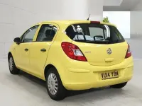 Used Vauxhall Corsa S 80 HP (58 kW) 2014 Yellow Hatchback