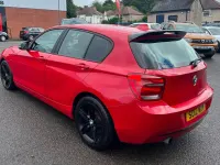Used BMW 116 Sport Line 2012 Red Hatchback