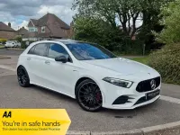 Used Mercedes A35 AMG Premium Plus 2019 White Hatchback