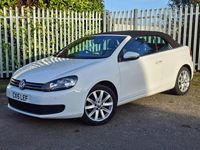 Used VW Golf Cabriolet SE 105 HP (77 kW) 2015 White Cabriolet