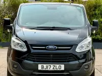 Used Ford Transit Custom Limited 130 HP (95 kW) 2017 Black Van