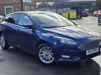 Used Ford Focus Zetec 125 HP (91 kW) 2017 Blue Hatchback