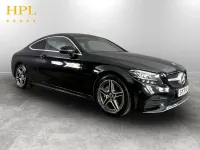 Used Mercedes C200 AMG line 2021 Black Coupe