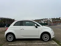 Used Fiat 500 Lounge 105 HP (77 kW) 2017 White Cabriolet