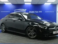 Usado Mercedes A200 AMG line 163 HP (119 kW) 2019 Preto Sedan