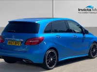 Used Mercedes B220 AMG Line Premium Plus 177 HP (130 kW) 2017 Blue Hatchback