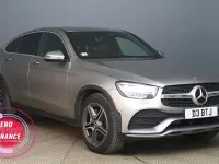 Begagnad Mercedes GLC300 AMG line 2020 Silver Sportkupé