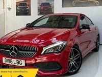 Used Mercedes CLA220 AMG line 177 HP (130 kW) 2017 Red Sedan