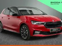 Used Skoda Fabia Monte Carlo 147 HP (108 kW) 2024 Velvet red metallic black magic pearl effect Hatchback