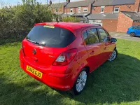 Used Vauxhall Corsa 95 HP (69 kW) 2012 Red Hatchback