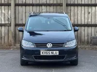 Used VW Sharan SE 177 HP (130 kW) 2015 Blue MPV