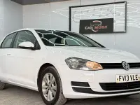 Used VW Golf VII SE 125 HP (91 kW) 2013 White Hatchback