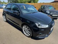 Used Audi A1 Sportback S-Line 125 HP (91 kW) 2016 Black Hatchback