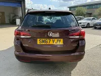 Used Vauxhall Astra SRi 150 HP (110 kW) 2018 Red Estate