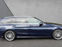 Used Mercedes C220 AMG Line Premium 170 HP (125 kW) 2017 Blue