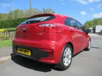 Used Kia Rio 109 HP (80 kW) 2015 Red Hatchback