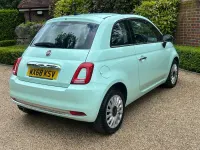 Used Fiat 500 Lounge 69 HP (50 kW) 2018 Green Hatchback
