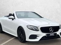 Used Mercedes E220 AMG line 194 HP (142 kW) 2018 White Cabriolet