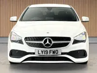 Used Mercedes CLA200 AMG line 156 HP (114 kW) 2019 White Coupe