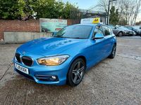Used BMW 118 Sport Line 2019 Blue Hatchback