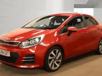 Used Kia Rio 109 HP (80 kW) 2016 Red Hatchback