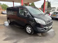 Used Ford Transit Custom Limited 125 HP (91 kW) 2016 Black Van