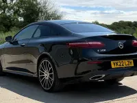 Used Mercedes E300 AMG line 258 HP (189 kW) 2022 Black Coupe