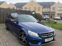 Used Mercedes C220 AMG line 2016 Blue Estate