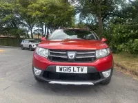Used Dacia Sandero Lauréate 90 HP (66 kW) 2015 Red Hatchback
