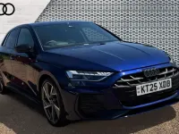Used Audi A3 Black Edition 150 HP (110 kW) 2025 Blue Hatchback