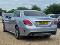 Used Mercedes C250 AMG line 204 HP (150 kW) 2014 Silver Sedan