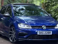 Used VW Golf VII R 2016 Blue Hatchback