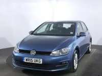 Used VW Golf VII Match 122 HP (89 kW) 2015 Blue Hatchback