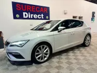Used Seat Leon FR 125 HP (91 kW) 2018 White Hatchback
