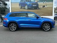 Used Skoda Kodiaq SportLine 150 HP (110 kW) 2023 Race blue metallic SUV