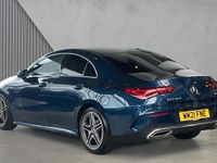 Used Mercedes CLA180 AMG line 136 HP (100 kW) 2021 Blue Sedan