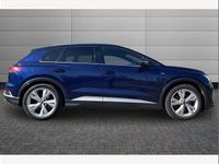 Used Audi Q4 e-tron S-Line 219 kW (299 HP) 2022 Navarra blue SUV