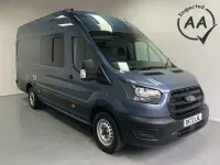 Used Ford Transit S 130 HP (95 kW) 2022 Blue Van