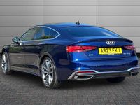 Used Audi A5 S-Line 150 HP (110 kW) 2023 Glacier white Coupe