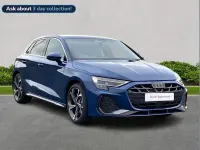 Used Audi A3 S-Line 147 HP (108 kW) 2025 Blue Hatchback