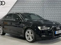 Used Audi A3 S-Line 150 HP (110 kW) 2016 Brilliant black