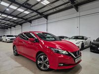 Used Nissan Leaf N-Connecta 160 kW (218 HP) 2021 Red Hatchback