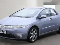 Used Honda Civic EX 2007 Blue Hatchback