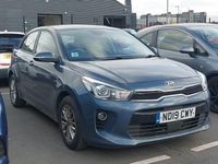 Used Kia Rio 99 HP (72 kW) 2019 Blue Hatchback