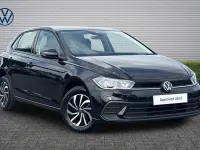 Used VW Polo Life 95 HP (69 kW) 2024 Black Hatchback