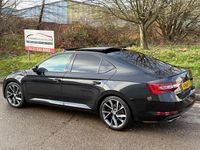 Used Skoda Superb SportLine 220 HP (161 kW) 2018 Black Hatchback